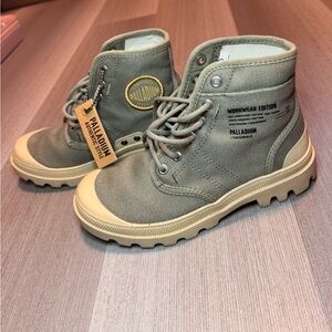 Palladium Unisex Pallabrousse WW Workwear Boots Vetiver Green
